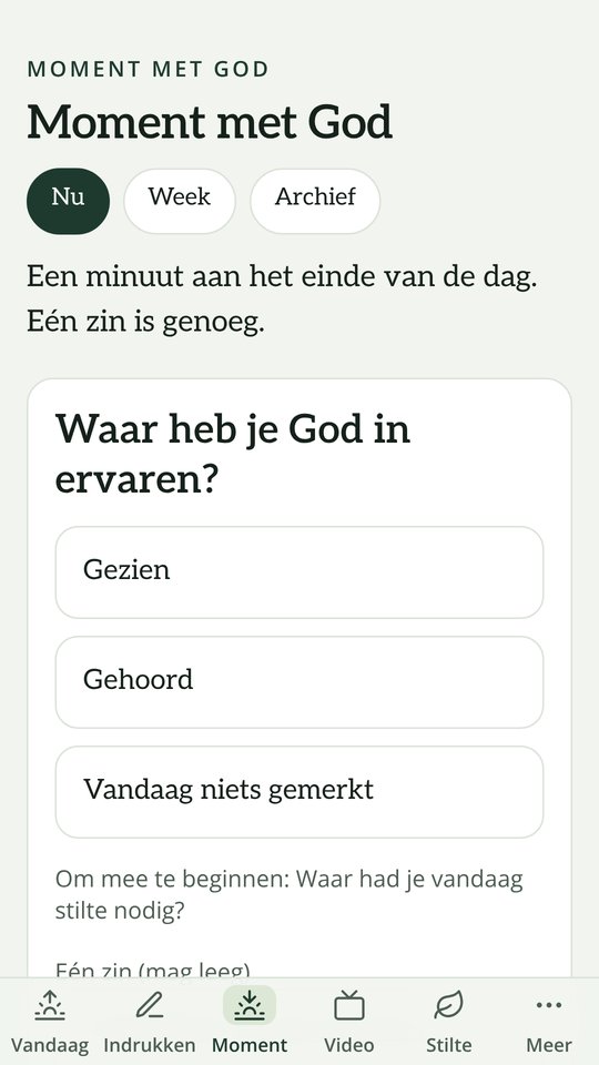 Schermafbeelding van de (F)Luister-app
