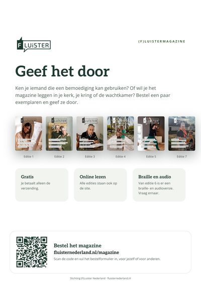 Flyer: Geef het door